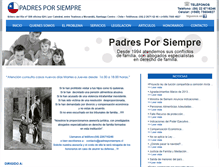 Tablet Screenshot of padresporsiempre.cl